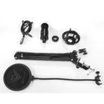 Kit microfono phoenix streamcast pro gaming conector jack - brazo articulado - filtro antipop y montura antivibración - Imagen 5