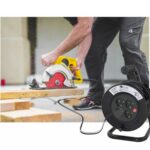 Regleta alargadera enrollacables 4 tomas -  15m -  16a -  250v -  3x1.5mm -  color azul - Imagen 2