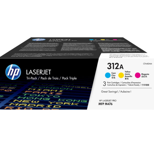 Multipack hp 312a cian -  magenta -  amarillo