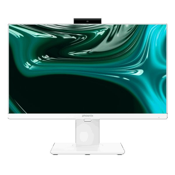 Ordenador pc all in one aio phoenix unity 23.8 pulgadas fhd ajustable altura y rotativo - web cam -  intel i5 12400 - 16 gb ddr4 - 1 tb ssd  blanco windows 11