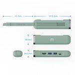 Docking station usb tipo c ewent ew1148 5 en 1 - Imagen 3