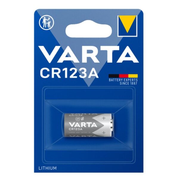 Blister pilas varta litio 3v  cr123a