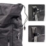 Mochila unisex ewent trendy roll para portatil 17.3 pulgadas negra - Imagen 7