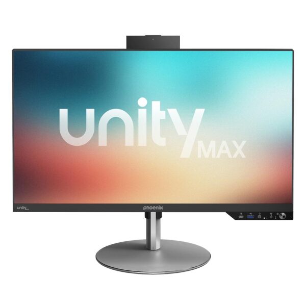Ordenador all in one phoenix unity max i5 14gº - 16gb ddrs - ssd 512gb m.2 nvme pcie 4.0 - 23.8 pulgadas - fhd 1080p ips - negro