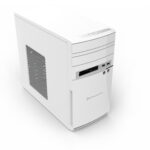 Caja ordenador phoenix anthracite micro atx lector de tarjetas blanca - Imagen 2