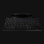 Mini teclado bluetooth con soporte para tablet y movil smartphone universal - Imagen 2