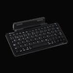 Mini teclado bluetooth con soporte para tablet y movil smartphone universal - Imagen 3