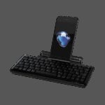 Mini teclado bluetooth con soporte para tablet y movil smartphone universal - Imagen 4