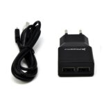 Cargador usb 5v 2 salidas 2a con cable micro usb - Imagen 4