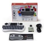 Mini teclado inalambrico wireless 2.4ghz phoenix touchpad multimedia  smart tv - tvbox - android tv - color blanco y negro - Imagen 3