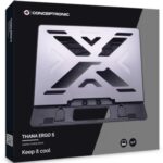 Soporte - base de refrigeracion conceptronic para portatiles hasta 15.6 pulgadas aluminio gris - Imagen 2