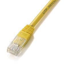 Cable red equip latiguillo rj45 u -  utp cat6 0.25m amarillo