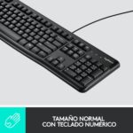 Combo teclado y raton logitech mk120 optico usb 2.0 negro - Imagen 4