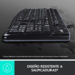 Combo teclado y raton logitech mk120 optico usb 2.0 negro - Imagen 5