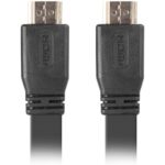 Cable hdmi lanberg macho - macho v2.0 4k plano 1m negro - Imagen 2
