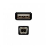 Cable impresora nanocable usb - a 2.0 a usb - b 2.0 1m negro macho - macho - Imagen 3