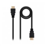 Cable hdmi 2.0 premium tipo a a hdmi tipo a nanocable 3m -  macho - macho -  alta velocidad -  4k -  18gbps -  negro - Imagen 2