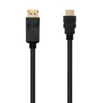 Cable conversor nanocable displayport a hdmi macho - macho negro 1.5m - Imagen 2