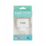 Cargador de pared doble tooq usb tipo c 3a -  usb tipo a 2.4a - 27w -  blanco - Imagen 5