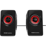 Altavoces mars gaming ms1 2.0 negro - rojo - Imagen 2