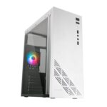Caja ordenador mars gaming mc100w blanco atx 1 x usb 3.0 1 x usb 2.0 1 x 90mm frgb