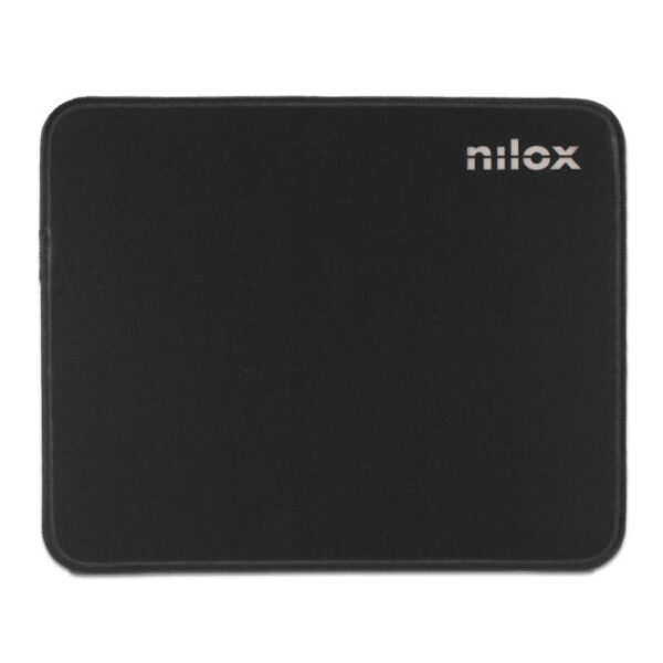 Alfombrilla raton nilox nxmp001 antideslizante (260x210x3) negro