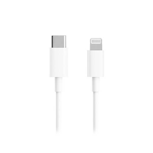 Cable lightning a usb tipo c xiaomi macho -  macho -  1m - blanco