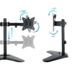 Soporte monitor de mesa tooq db1702tn - b 2 pantallas 17 pulgadas - 32 pulgadas carga maxima 9kg - Imagen 2