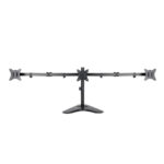 Soporte mesa tooq 3 pantallas gira incli 3 brazos 17 - 27 negro - Imagen 2