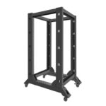 Armario lanberg abierto rack 19 pulgadas 22u -  600x800 negro