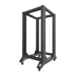 Armario lanberg abierto rack 19 pulgadas 22u -  600x800 negro - Imagen 4