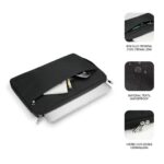 Funda subblim urban laptop sleeve para portatil 13.3 pulgadas - 14 pulgadas negro - Imagen 2