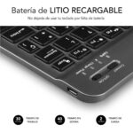 Teclado tablet subblim sub - kbt - sm0002 inalambrico - Imagen 3