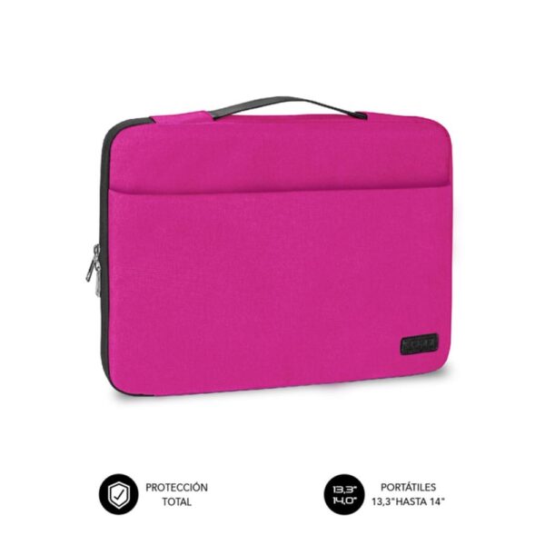 Funda subblim elegant laptop sleeve para portatil 13.3 pulgadas - 14 pulgadas rosa