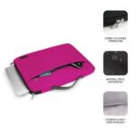 Funda subblim elegant laptop sleeve para portatil 13.3 pulgadas - 14 pulgadas rosa - Imagen 2