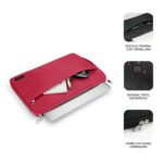Funda subblim urban laptop sleeve para portatil 15.6 pulgadas rojo - Imagen 2
