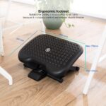 Reposapies tooq ajustable confort negro - Imagen 3