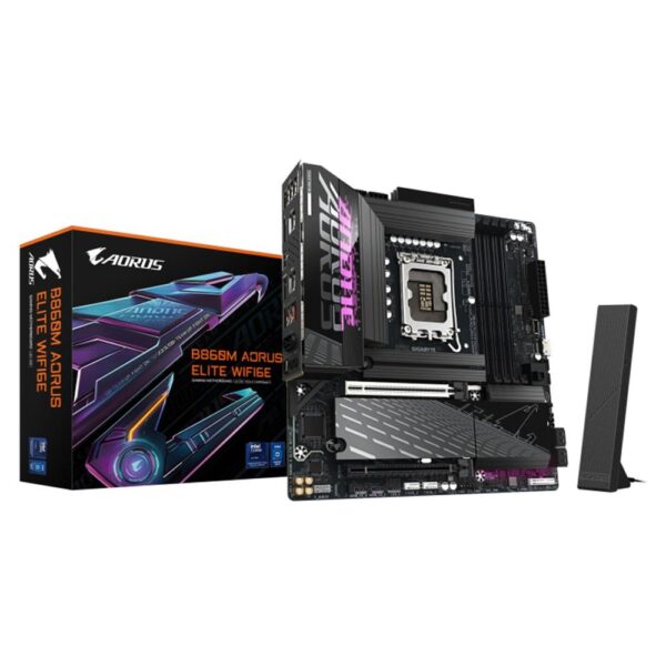 Placa base gigabyte b860m aorus elite wifi6e matx -  4x ddr5 -  lga1851