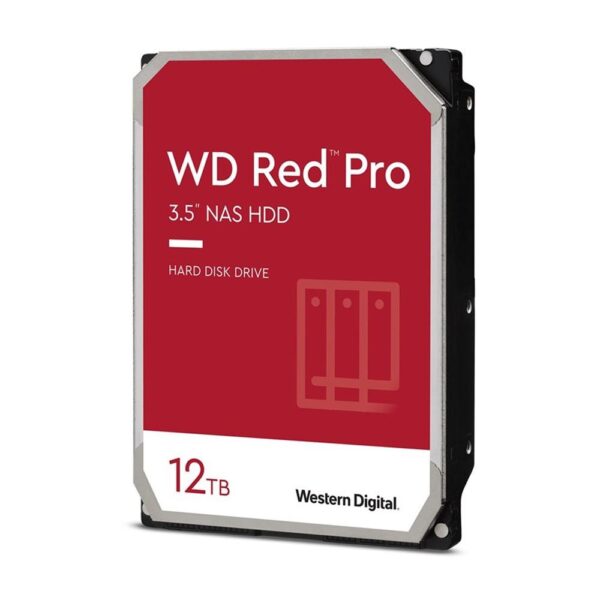 Disco duro interno hdd wd western digital nas red pro wd122kfbx 12tb 3.5 pulgadas sata 6gb - s 7200rpm 512mb