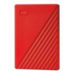 Disco duro externo hdd wd western digital 2tb my passport usb 3.2 rojo