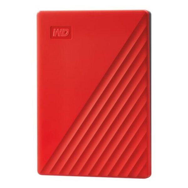 Disco duro externo hdd wd western digital 2tb my passport usb 3.2 rojo