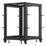 Armario lanberg abierto rack 19 pulgadas 15u -  600x600 negro - Imagen 2