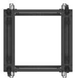 Armario lanberg abierto rack 19 pulgadas 15u -  600x600 negro - Imagen 6