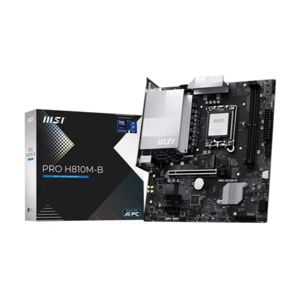 Placa base msi pro pro h810m - b matx