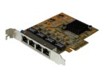 Tarjeta de red startech 4x rj45 pci express - Imagen 2