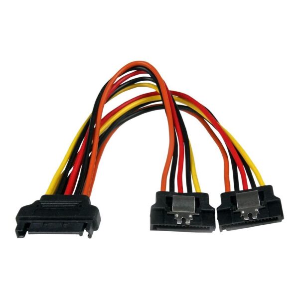 Cable divisor sata startech 0.15m -  macho - hembra