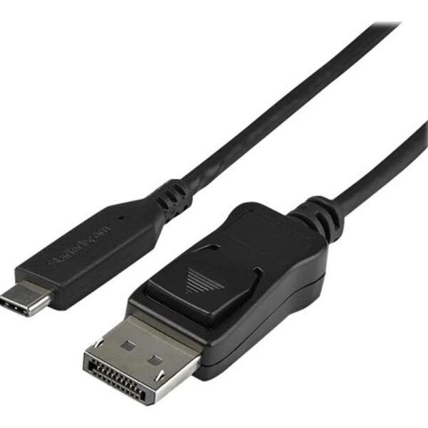Cable usb tipo c a dp startech 1m -  macho - macho -  negro