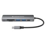 Adaptador usb - c 6en1 conceptronic donn11 -  hdmi usb 3.0 - lector sd - Imagen 2