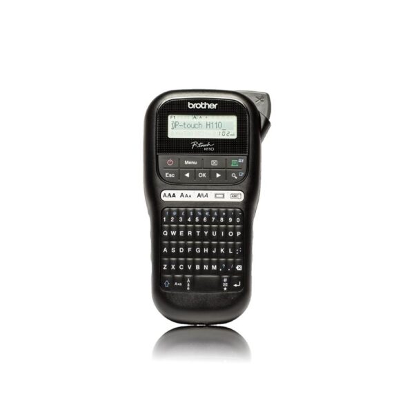 Rotuladora brother pt - h110 lcd -  2 lineas -  teclado qwerty