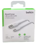 Cable usb tipo c a usb tipo a belkin 2m -  macho - macho -  blanco - Imagen 2